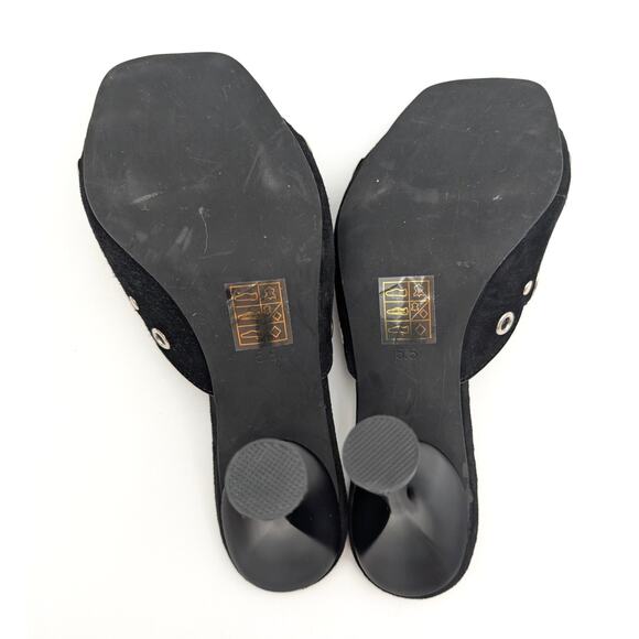 Jeffrey Campbell Odom Studded Slide Sandal Women's Black Size US5.5 EU36 - Picture 8 of 13